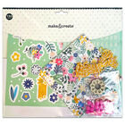 Spring Florals Paper Craft Kit: 130 Piece Set image number 1