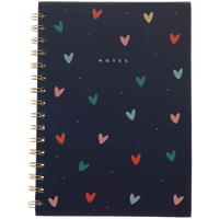 A5 Wiro Heart Notebook