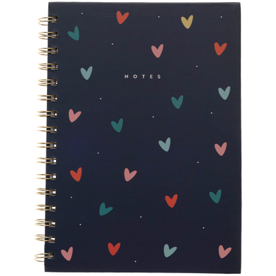A5 Wiro Heart Notebook image number 1