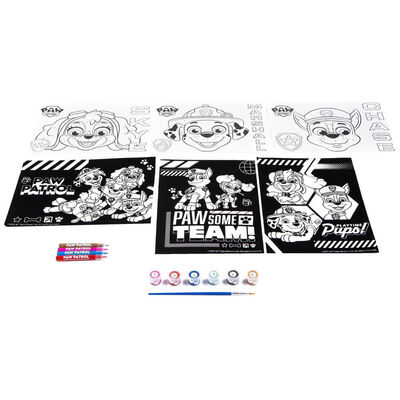 Paw Patrol Velvet Art & Paint by Numbers Set image number 2