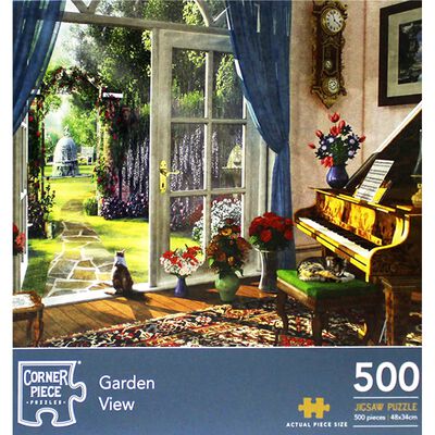 Garden View 500 Piece Jigsaw Puzzle image number 1