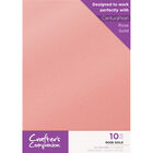 Crafters Companion Glitter Card 10 Sheet Pack - Rose Gold image number 1