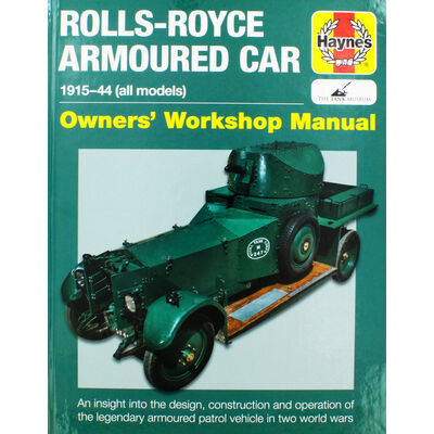 Haynes Rolls Royce Armoured Car Manual image number 1