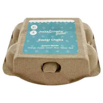 Easter Egg Chalks: Pack of 6 image number 1