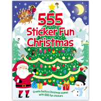 555 Sticker Fun Christmas