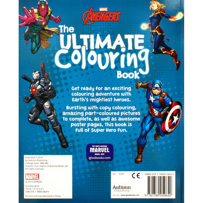 Marvel Avengers The Ultimate Colouring Book image number 4