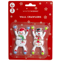 Christmas Wall Crawlers Snowmen: Pack of 2
