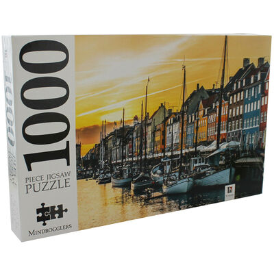Nyhavn Copenhagen 1000 Piece Jigsaw Puzzle image number 1