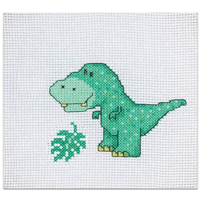 Mini Cross Stitch Kit: Dinosaur image number 2