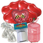 Valentine's Day Bee Mine Helium Balloon Bundle image number 1