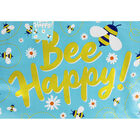 Bee Happy Giant Reusable Shopping Bag image number 3
