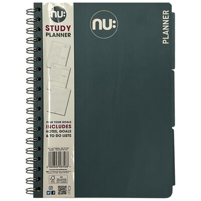 NU: B5 Study Planner Navy Notebook image number 1