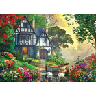 Swan Lake Cottage 500 Piece Jigsaw Puzzle image number 2