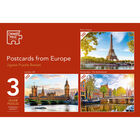 Postcards from Europe 3-in-1 Jigsaw Puzzle Boxset image number 1