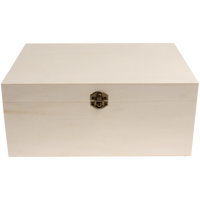 Medium Wooden Box: 30 x 20 x 13cm