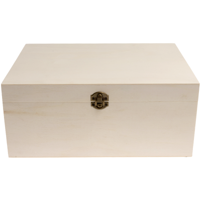 Medium Wooden Box: 30 x 20 x 13cm image number 1