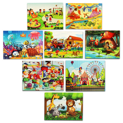 Grafix 8-in-1 Jigsaw Puzzle Collection image number 2
