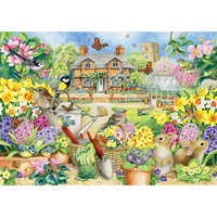 Spring Cottage 500 Piece Jigsaw Puzzle