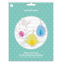 Easter Make Your Own Honeycomb Decorations