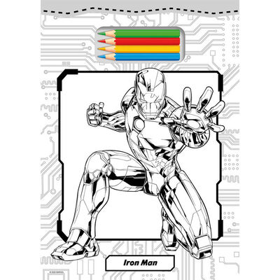 Disney Marvel: Tear Off Colouring Pad image number 2