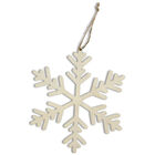 Christmas Wooden Hanging Snowflake image number 1