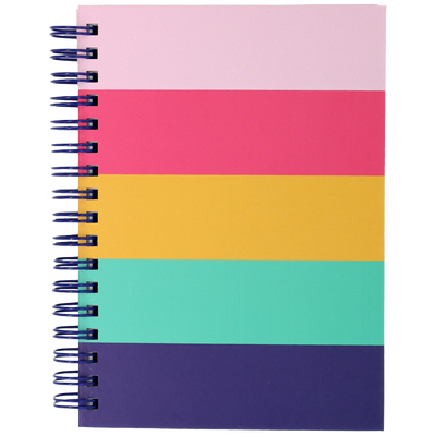 A6 Wiro Stripe Notebook image number 1
