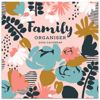 2024 Flower Family Organiser Calendar