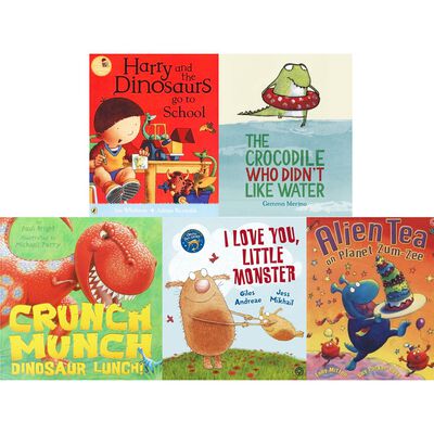 Dinosaurs and Monsters: 10 Kids Picture Books Bundle image number 2