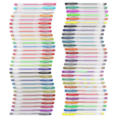 Arteza Assorted Coloured Gel Ink Pens: Pack of 60 image number 2