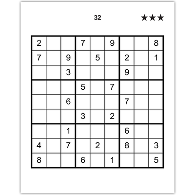 Extra Large Print Sudoku image number 3