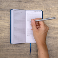 Slim Week to View Diary 2027 with Pen: Assorted