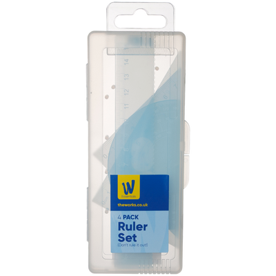 Works Essentials Ruler Set: Pack of 4 image number 2