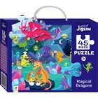 45 Piece Magical Dragons Jigsaw Puzzle image number 1