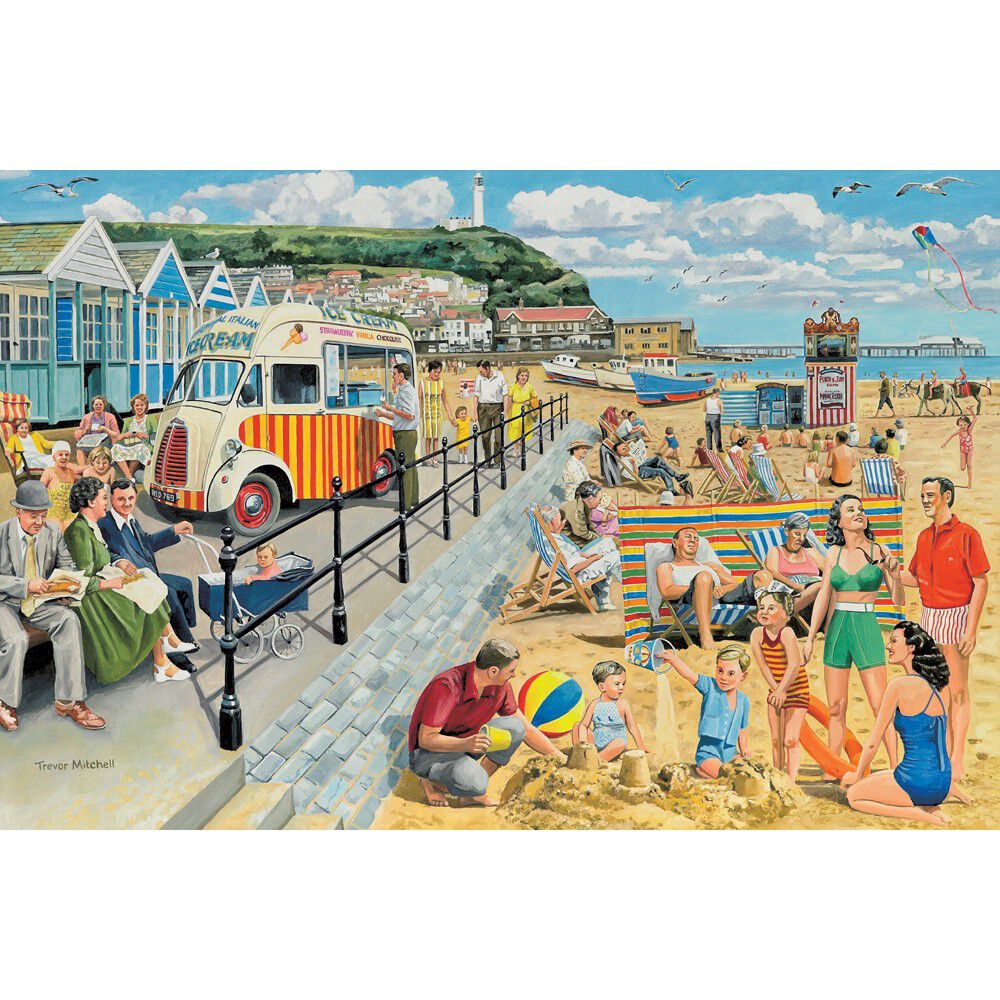 TheWorks Seaside Nostalgia Jigsaw Puzzle 1000pc for sale online