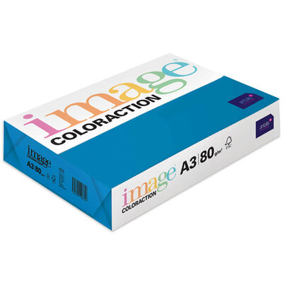 A3 Deep Blue Stockholm Image Coloraction Copy Paper: 500 Sheets image number 1