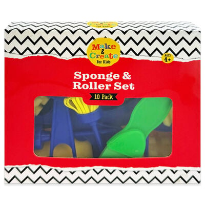 Sponge & Roller Set: Pack of 10 image number 1