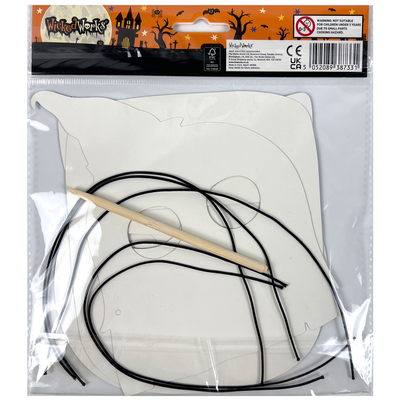 Halloween Scratch Art Masks: Pack of 5 image number 2