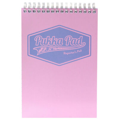Pink Pukka Reporter's Pad: 160 Pages image number 1