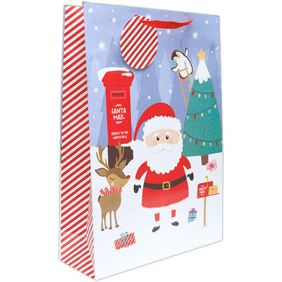 Santa Jumbo Gift Bag image number 1