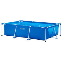 Intex Metal Frame Rectangular Swimming Pool: 220 x 150 x 60cm