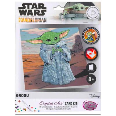 Crystal Art Card Kit: Grogu image number 1