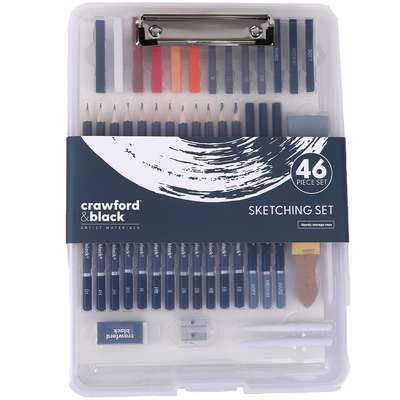 Crawford & Black Sketching Set: Pack of 46 Piece Set image number 1