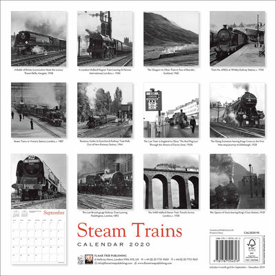 Steam Trains Heritage 2020 Wall Calendar image number 3