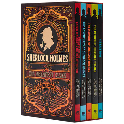 Sherlock Holmes His Greatest Cases: 5 Volume Box Set Edition image number 1