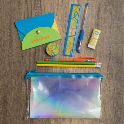 Mini Neon Stationery Set: 9 Piece Set image number 2