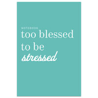 B5 Casebound Too Blessed Notebook