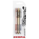 Zebra Z-Grip Smooth Metallic Pens: Pack of 3 image number 1
