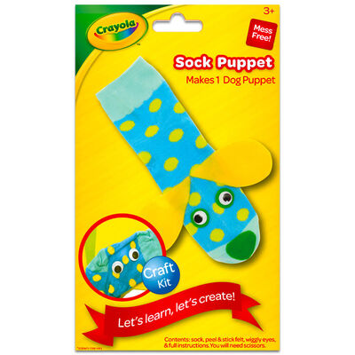 Crayola Sock Puppet Set: Dog image number 1
