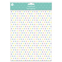 Easter Flowers Paper Tablecloth: 90 x 40cm