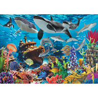 Underwater Shipwreck 500 Piece Jigsaw Puzzle